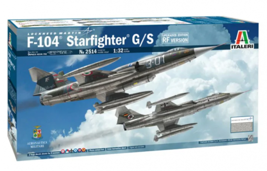 Italeri 1/32 TF-104 G Starfighter - Upgraded Version image