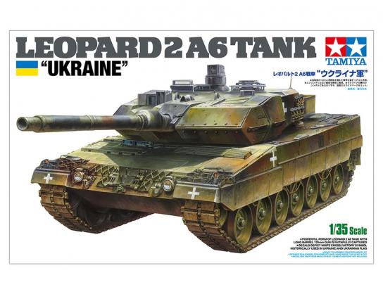 Tamiya 1/35 Leopard 2 A6 Tank 'Ukraine' image