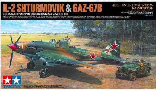 Tamiya 1/48 IL-2 Shturmovik & GAZ-67B Set image