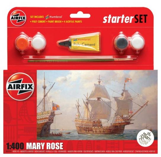 Airfix 1/400 Mary Rose - Starter Set image