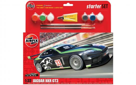 Airfix 1/32 Jaguar XKR GT3 - Starter Set image