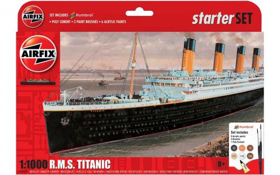 Airfix 1/1000 RMS Titanic - Starter Set image