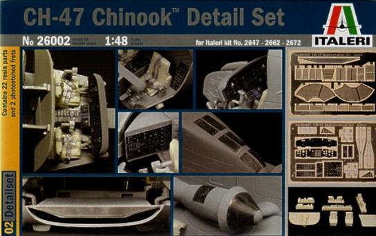 Italeri 1/48 CH-47 Chinook Detail Set image