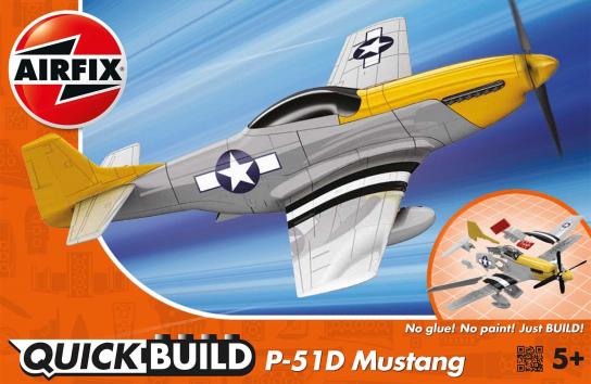 Airfix Mustang P-51D - Quickbuild Set (Lego Style) image