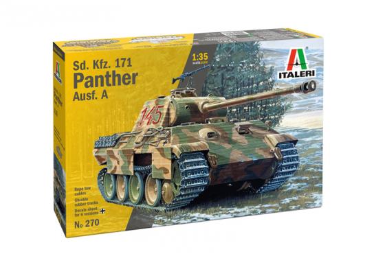 Italeri 1/35 SD.KFZ. Panther Tank W/New Decals image