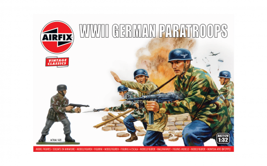 Airfix 1/32 WWII German Paratroops image