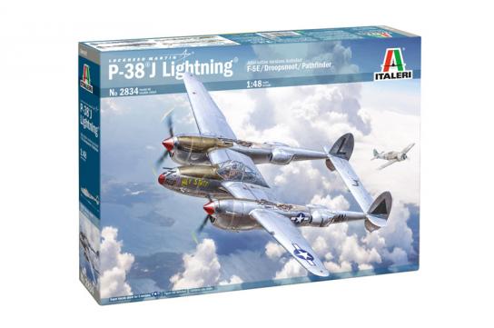 Italeri 1/48 P-38J Lightning  image