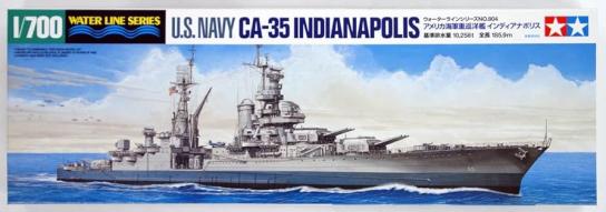 Tamiya 1/700 U.S Navy CA-35 Indianapolis image