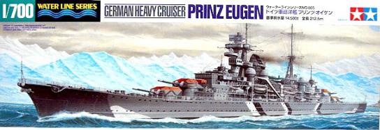 Tamiya 1/700 Prinz Eugen German Heavy Cruiser image