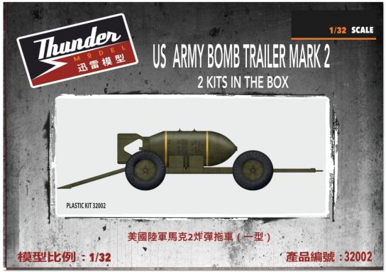 Thunder Model 1/32 US Army Bomb Trailer Mk.II (2 Kits in Box) image
