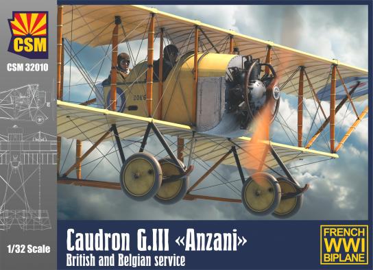 CSM 1/32 Caudron G.III Anzani - British and Belgian Service image