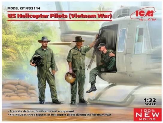 ICM 1/32 US Helicopter Pilots (Vietnam War) image