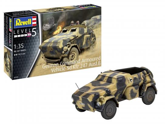 Revell 1/35 German Command Armoured Vehicle Sd.Kfz.247 Ausf.B image