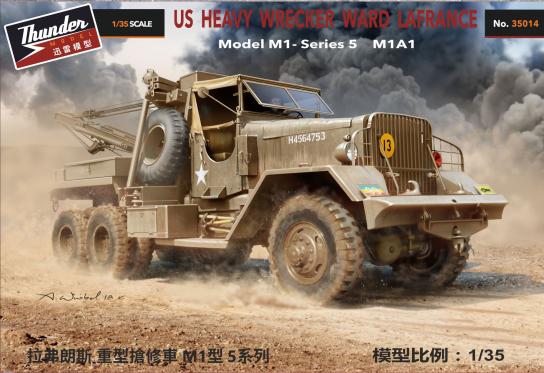 Thunder Model 1/35 US Heavy Wrecker Ward LaFrance M1A1 Standard Edition image