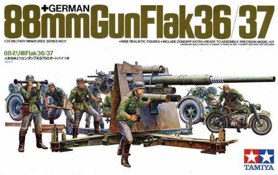 Tamiya 1/35 88mm GunFlak 36/37 image