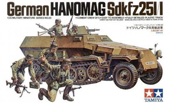 Tamiya 1/35 German Hanomag Sd.Kfz 251/1 image