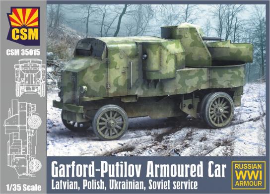  CSM 1/35 Garford Putilov Latvian / Polish / Ukranian / Soviet Service image