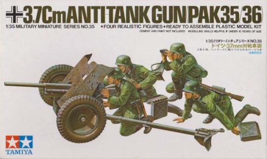 Tamiya 1/35 Ger. 37mm Anti-Tank image