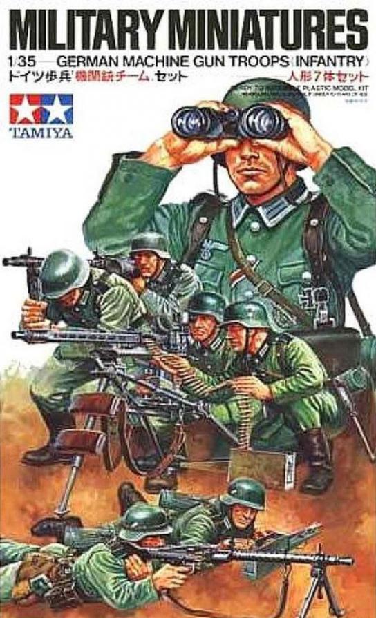 Tamiya 1/35 German Machine Gun Troops image