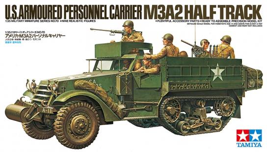 Tamiya 1/35 M3A2 Half-Track Personnel Carrier U.S. image