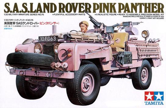 Tamiya 1/35 British SAS Land Rover Pink Panther image