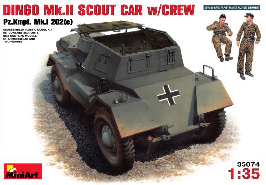 Miniart 1/35 Dingo Mk.II Scout Car with Crew image