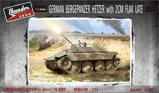 Thunder Model 1/35 Bergepanzer Hetzer with 2cm Flak Late Standard Edition image