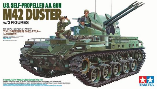 Tamiya 1/35 M42 Duster U.S Self Propelled A.A Gun with 3 Figures image