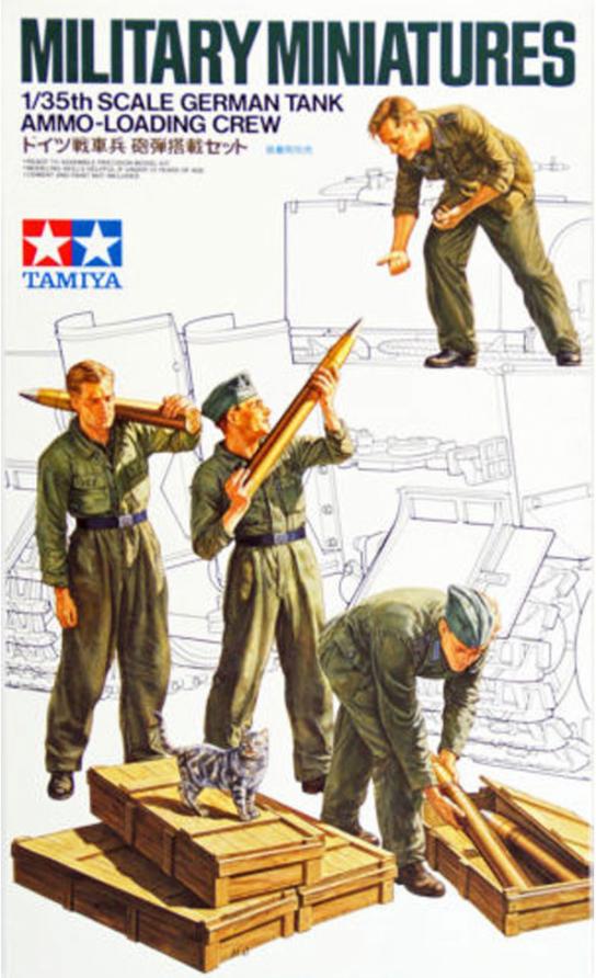 Tamiya 1/35 German Tank Ammo-Loading Crew image