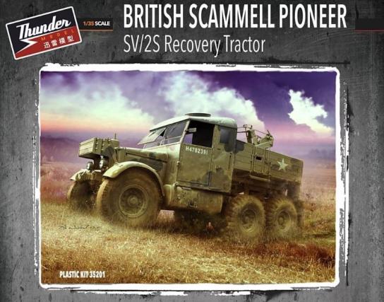  Thunder Model 1/35 British Scammell Pioneer SV/2S Recovery Tractor image