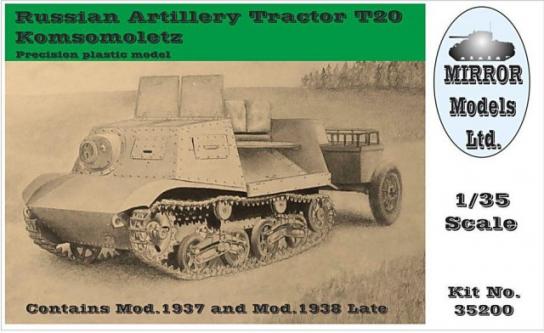 Mirror Models 1/35 Russian Artillery Tractor T20 Comsomoletz image