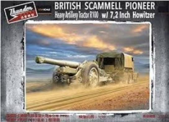 Thunder Model 1/35 Scammell Pioneer R100 Artillery Tractor with 7,2 Inch Howitzer image