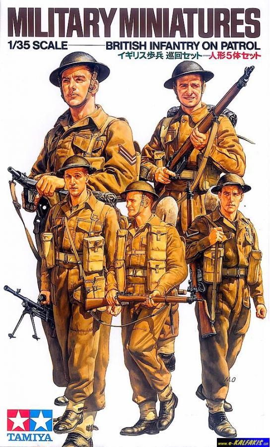Tamiya 1/35 British Infantry Patrol image