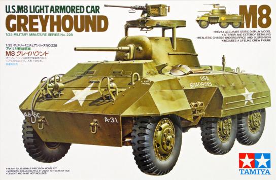 Tamiya 1/35 U.S M8 Greyhound Light Armoured Car image
