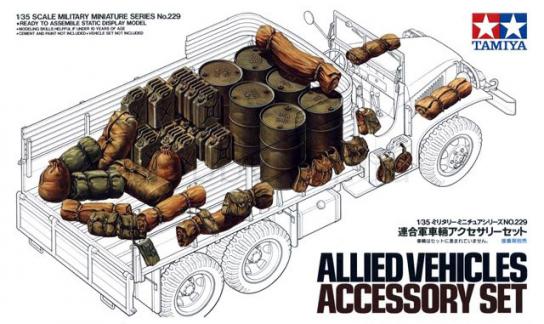 Tamiya 1/35 Allied Vehicles Accessory Set image