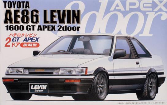 Fujimi 1/24 Toyota AE86 Levin 1985 image