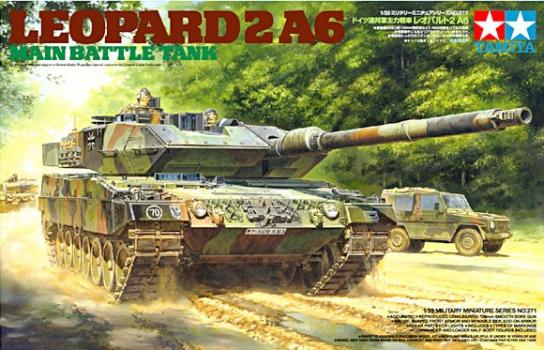 Tamiya 1/35 Leopards 2 A6 Main Battle Tank image