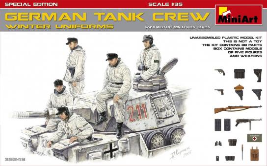 MiniArt 1/35 German Tank Crew Winter Uniforms image