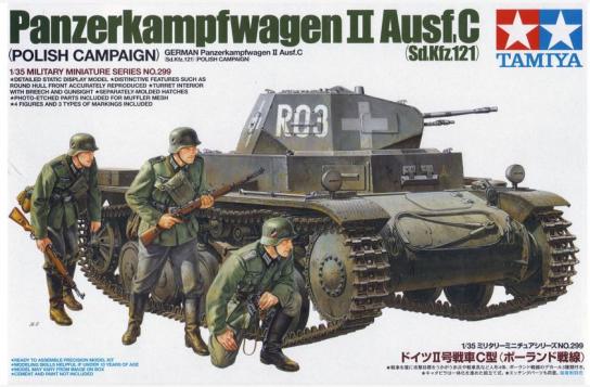 Tamiya 1/35 Panzerkampfwagen II Ausf.C Sd.Kfz.121 image