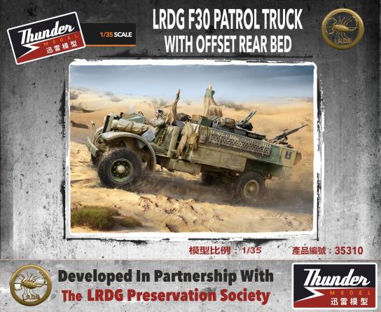  Thunder Model 1/35 LRDG F30 Patrol Truck with Offset Rear Bed image