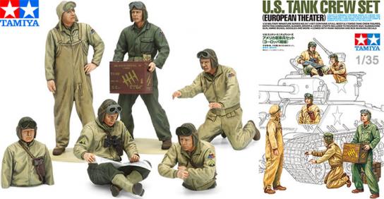 Tamiya 1/35 U.S Tank Crew Euro Theater image