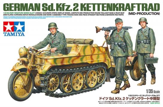 Tamiya 1/35 German Sd.Kfz.2 Kettenkraftrad image