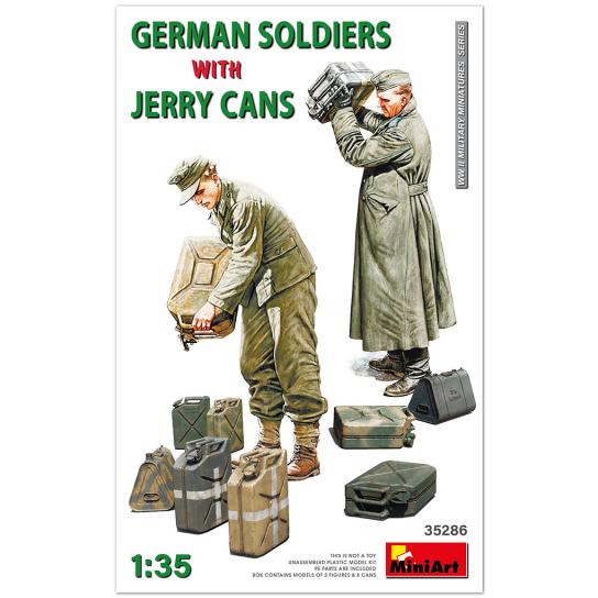 Miniart 1/35 German Soldiers with Jerry Cans image