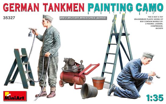 Miniart 1/35 German Tankmen Camo Painting image