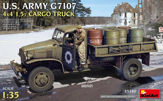Miniart 1/35 U.S. Army G707 4x4 1.5t Cargo Truck image