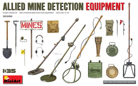 Miniart 1/35 Allied Mine Detection Equipment image