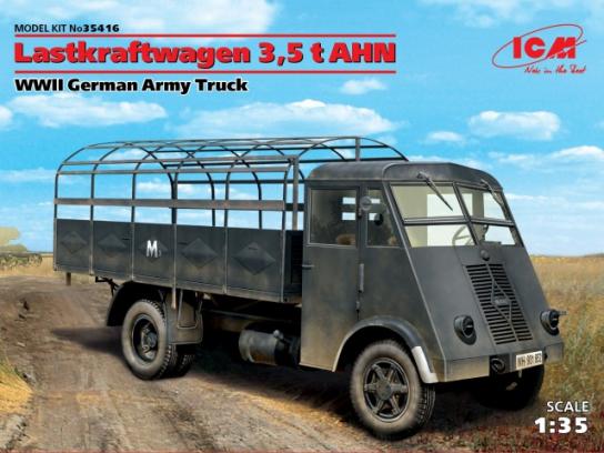 ICM 1/35 German Army Truck Lastkraftwagen 3,5t AHN image