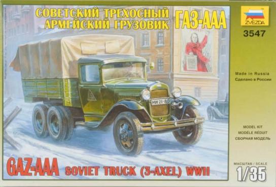 Zvezda 1/35 GAZ-AAA Soviet Truck image