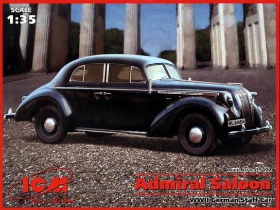 ICM 1/35 Admiral Saloon Staff Car image