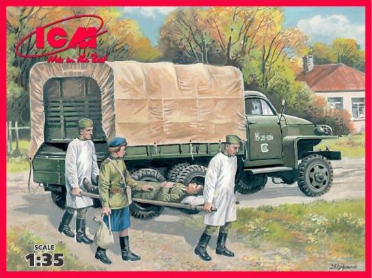 ICM 1/35 Studebaker US6 w/Soviet Medical Staff image